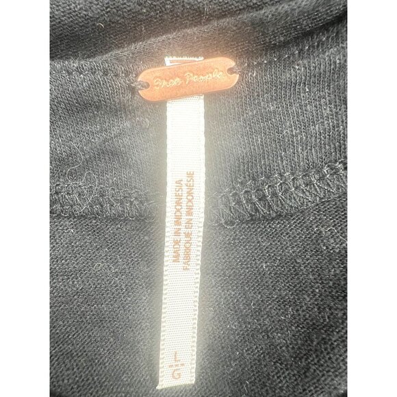 Free People Black Long Weekend Knit Halter Tank - Picture 8 of 11